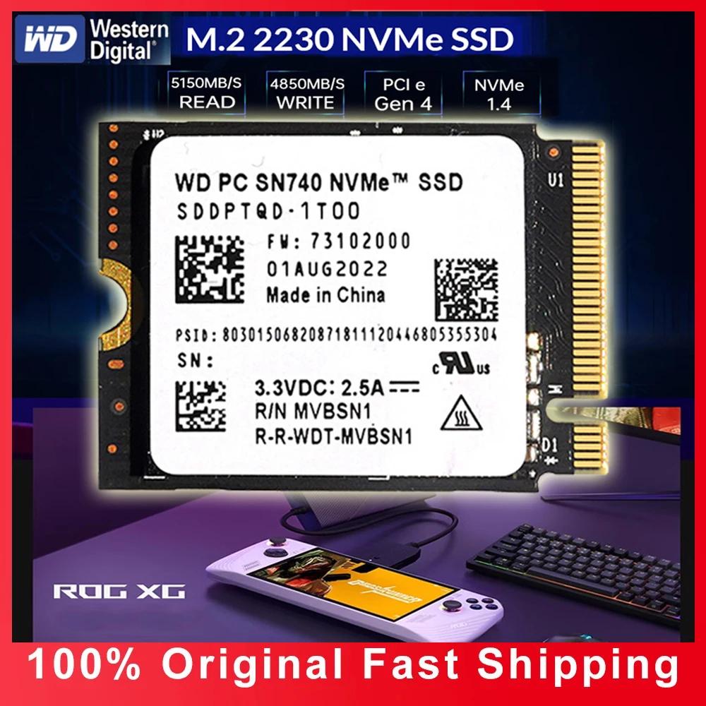   WD SN740 1TB 2TB M.2 SSD 2230 NVMe PCIe Gen 4x4, ROG  ũμƮ ǽ  X ǽ Ʈ 3  ũ